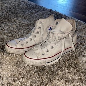 White high top converse